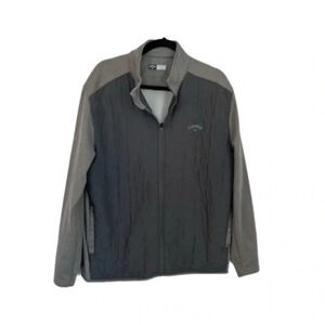 Callaway Men's Long Sleeve Golf Performance Full Zip Jacket Size XL GUC